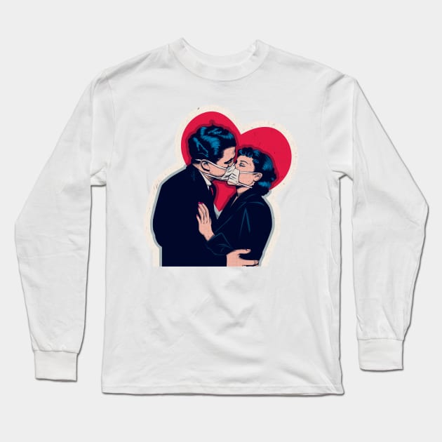 Protected Kisses Long Sleeve T-Shirt by Sauher